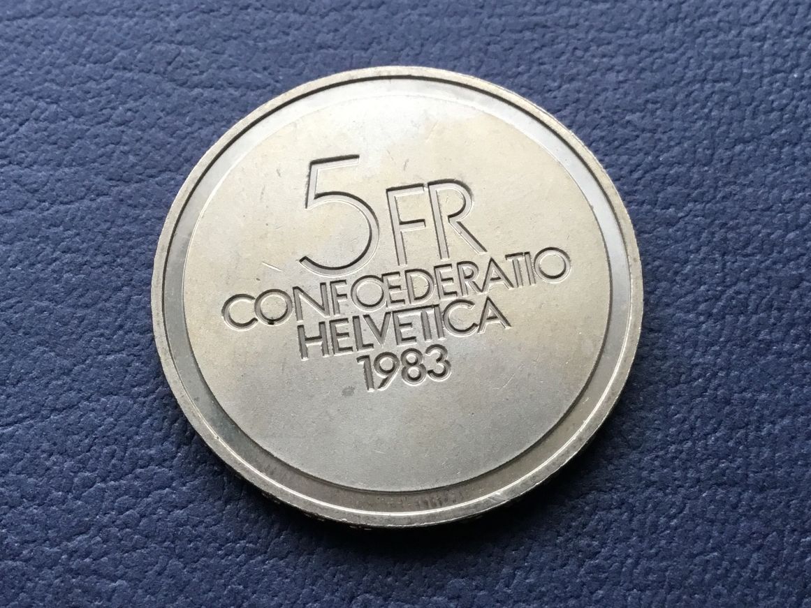 Tutti le monete: ** 5 Franken Ansermet 1983 – Usato da St. Margrethen SG venduto da alfapeugeot10 4