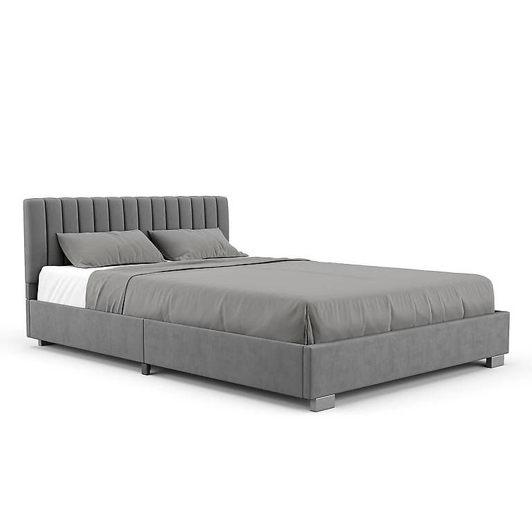 Letti: Neues Polsterbett 140x220 Anthrazit – Usato da Berlingen venduto da Langley
