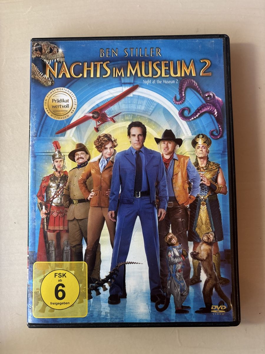 Tutti i DVDs: Nachts im Museum 2 (2106) – Usato da Ruswil venduto da Slivio_