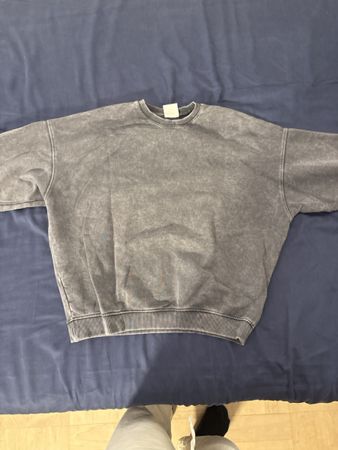 Sweatshirt gris délavé taille L bon état