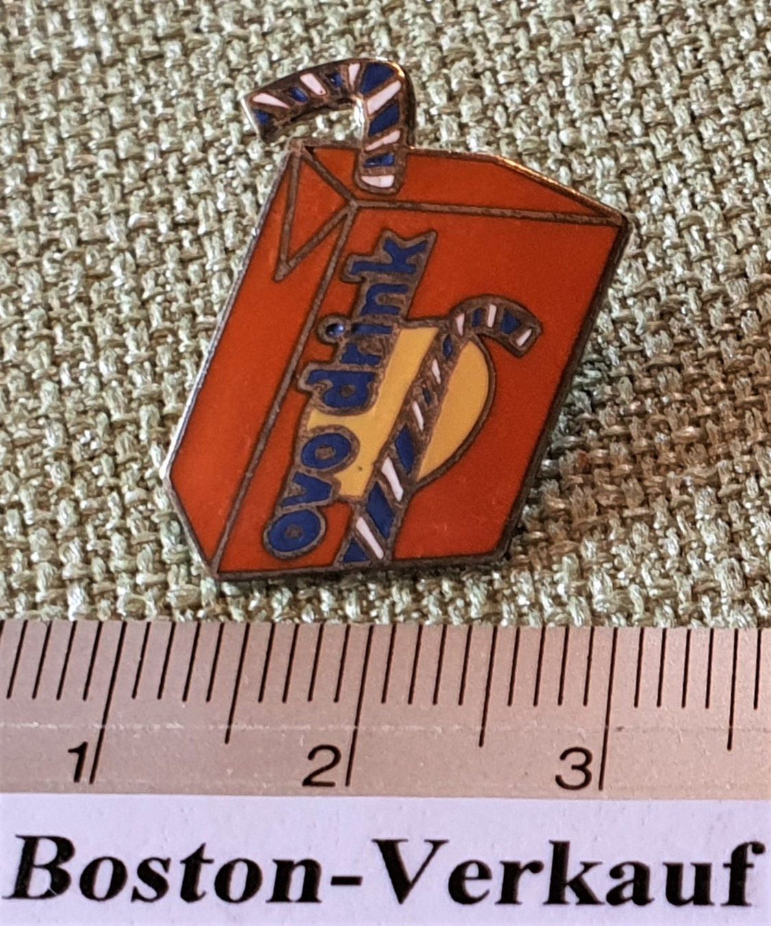 Placchette & Badge: E792 - Pin Mondo - OVO Drink – Usato da Reinach BL venduto da Boston-Verkauf 1