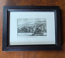 Zürich „Niederdorf“ – historische Stadtansicht – gerahmt