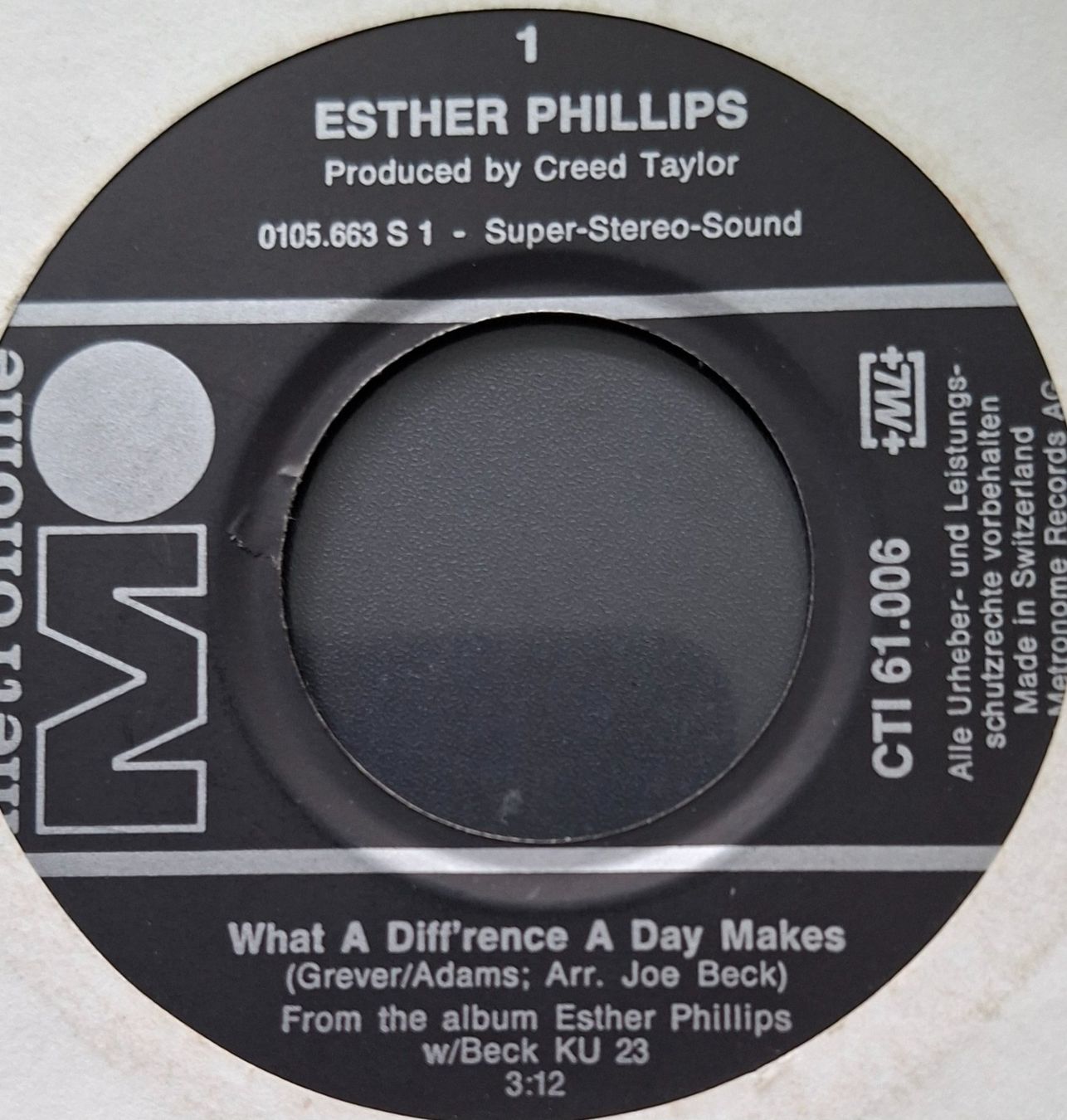 Vinyles: Vinyl Single Esther Phillips - What A Diff'rence A Day Makes – D'occasion à Langenthal par Modo39