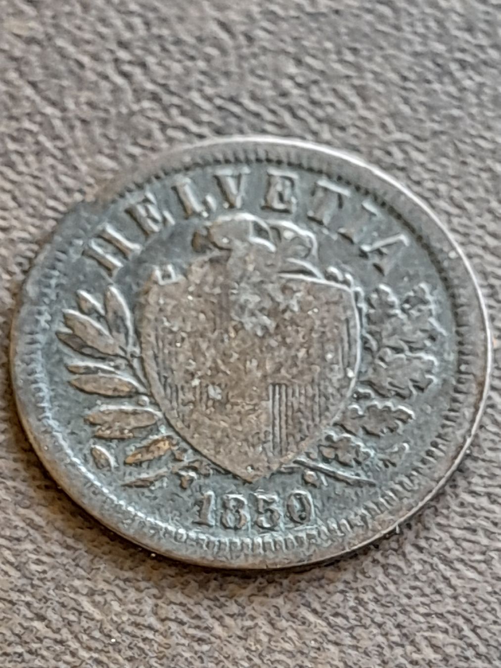 Alle Münzen: 2 Rappen 1850 – Gebraucht aus Basel von Basel_20 1