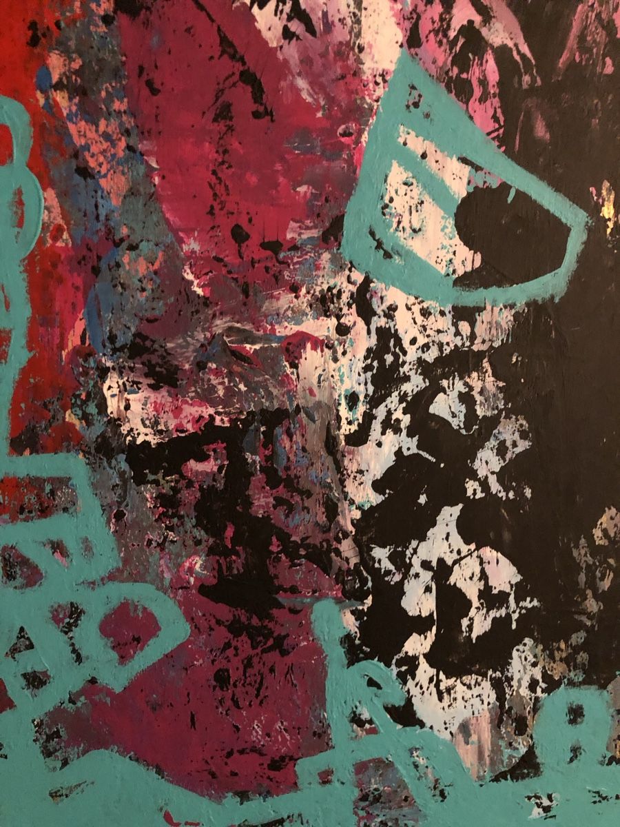 Tableaux: Gemälde abstrakt 60/60cm – Neuf avec emballage d'origine à Frauenkappelen par MissCadillac 2