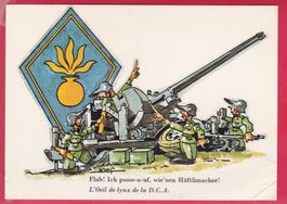 HUMOR - MILITÄR, FLAB! ICH PASSE-N-UF, WIE'NEN HÄFTLIMACHER!