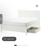 Bett 140x200 mit Schubladen und Matratze - wie neu!