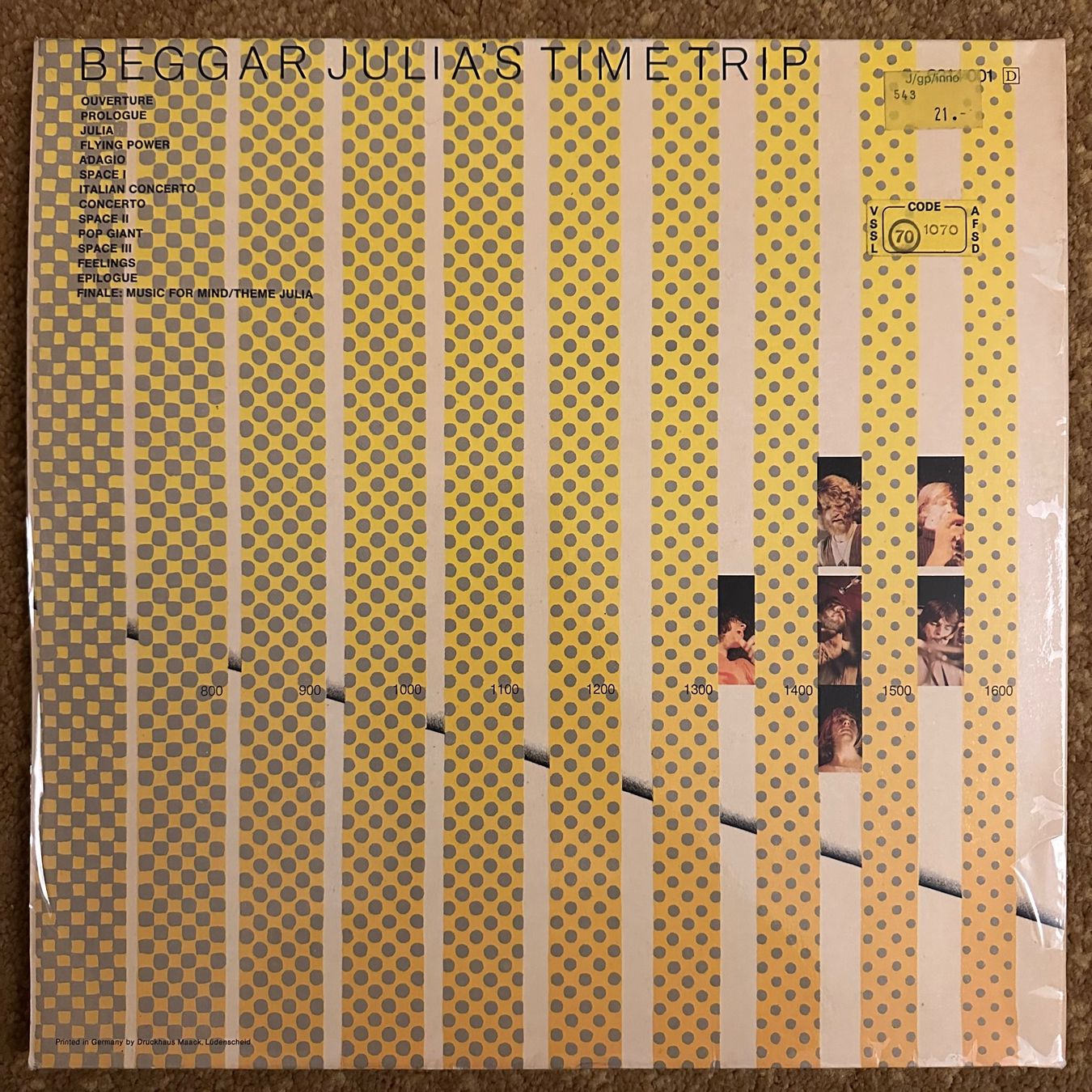 Dischi in vinile: LP - Ekseption - Beggar Julia's Time Trip – Usato da Breganzona venduto da Onairda75 1