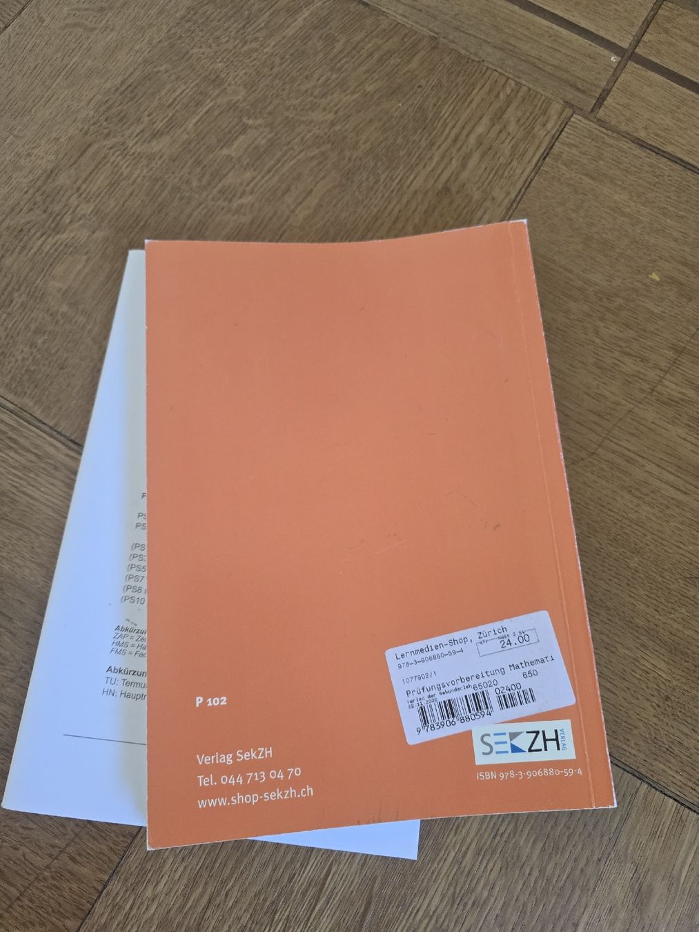 Libri: Prüfungsvorbereitung Mathematik  – Nuovo (secondo la descrizione) da Erlenbach ZH venduto da Lapaz2002 1