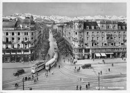 Zürich, Bahnhofstrasse, Luftpost