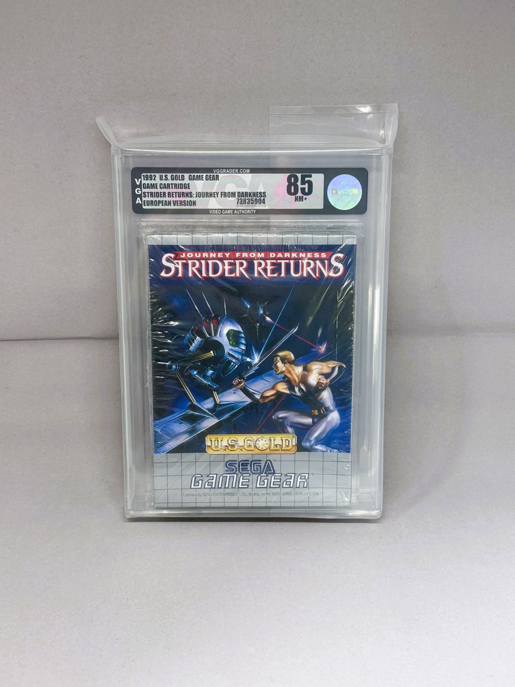 Sega Spiele: STRIDER RETURNS SEGA GAME GEAR VGA 85 SILVER – Neu und originalverpackt aus Neuenkirch von Armsy