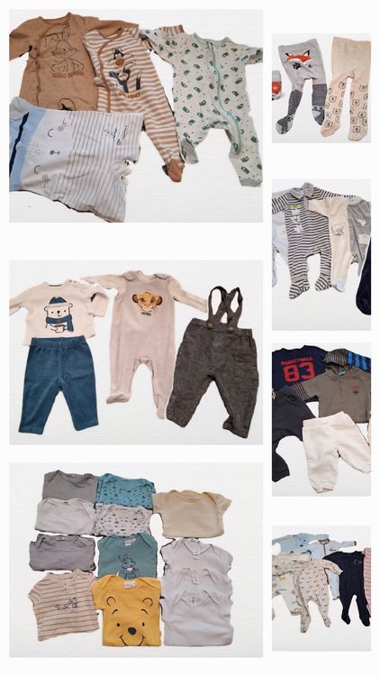 Ensembles coordonnés: Grand Lot Kleiderpaket 62-68 cm 2/6 mois Monate  – D'occasion à Fully par Taaat
