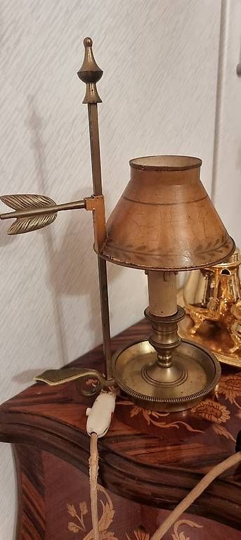 Lampade: Orginale, Antike Bouillotte Tischlampe – Usato da Kaufdorf venduto da Nati-Nati 4