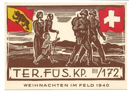 Militär - Einheitskarte - TER. FUS. KP. III/172 - 2.WK 1940