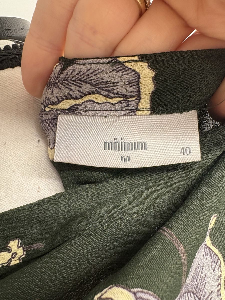 Kleider: Minimum Kleid grün gemustert Gr. 40 Viskose Maxikleid – Neu (gemäss Beschreibung) aus Regensdorf von secondchancefashion 5