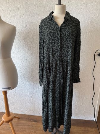 mbyM Kleid schwarz-grün Grösse M 100% Viscose