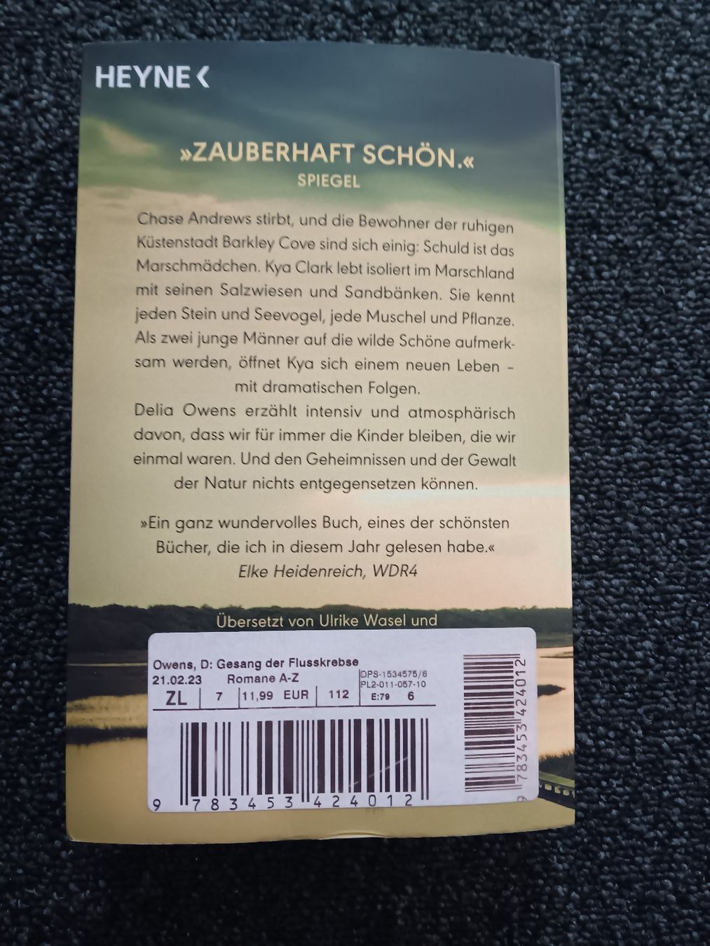 Libri: Der Gesang der Flusskrebse, Owens, Buch – Nuovo (secondo la descrizione) da Ermatingen venduto da rik4rdo 1