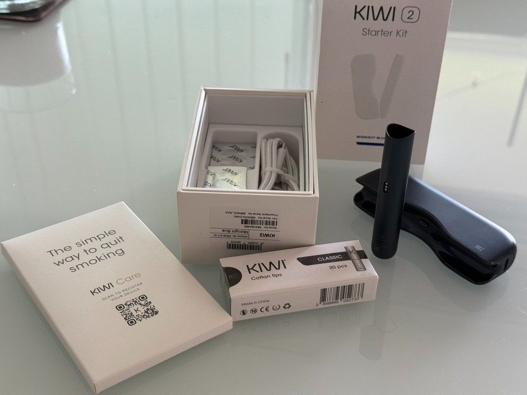 Altri Prodotti per fumatori: KIWI 2 Starter Kit Midnight Blue neuwertig – Nuovo (secondo la descrizione) da Zürich venduto da lach.richard