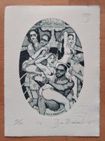 Exlibris Igor Baranov - Original Radierung signiert