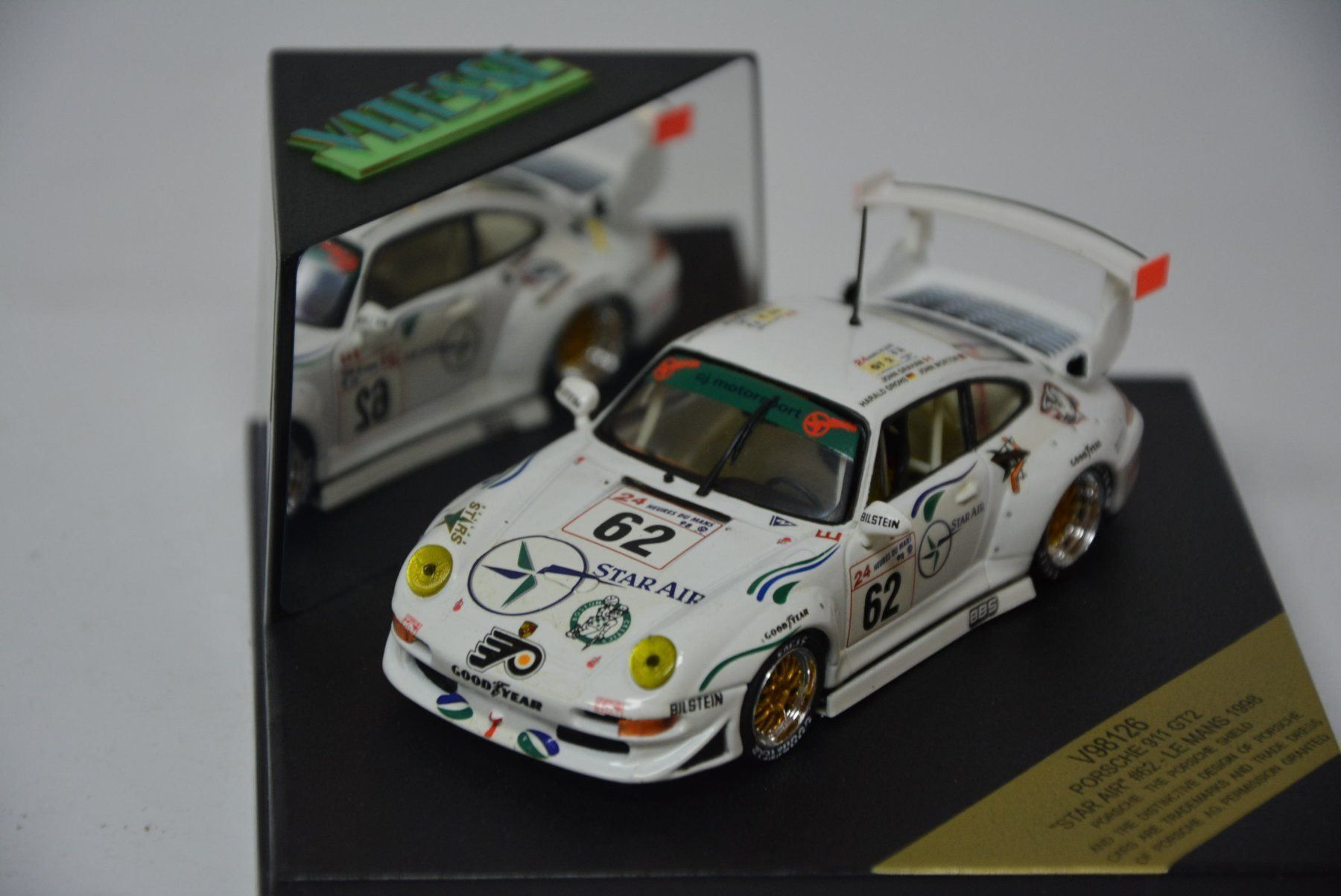 Porsche Modellini d'auto: Porsche 911 GT2 , Le Mans 1998 , 1:43 – Nuovo (secondo la descrizione) da Goldach venduto da Feivel9 2