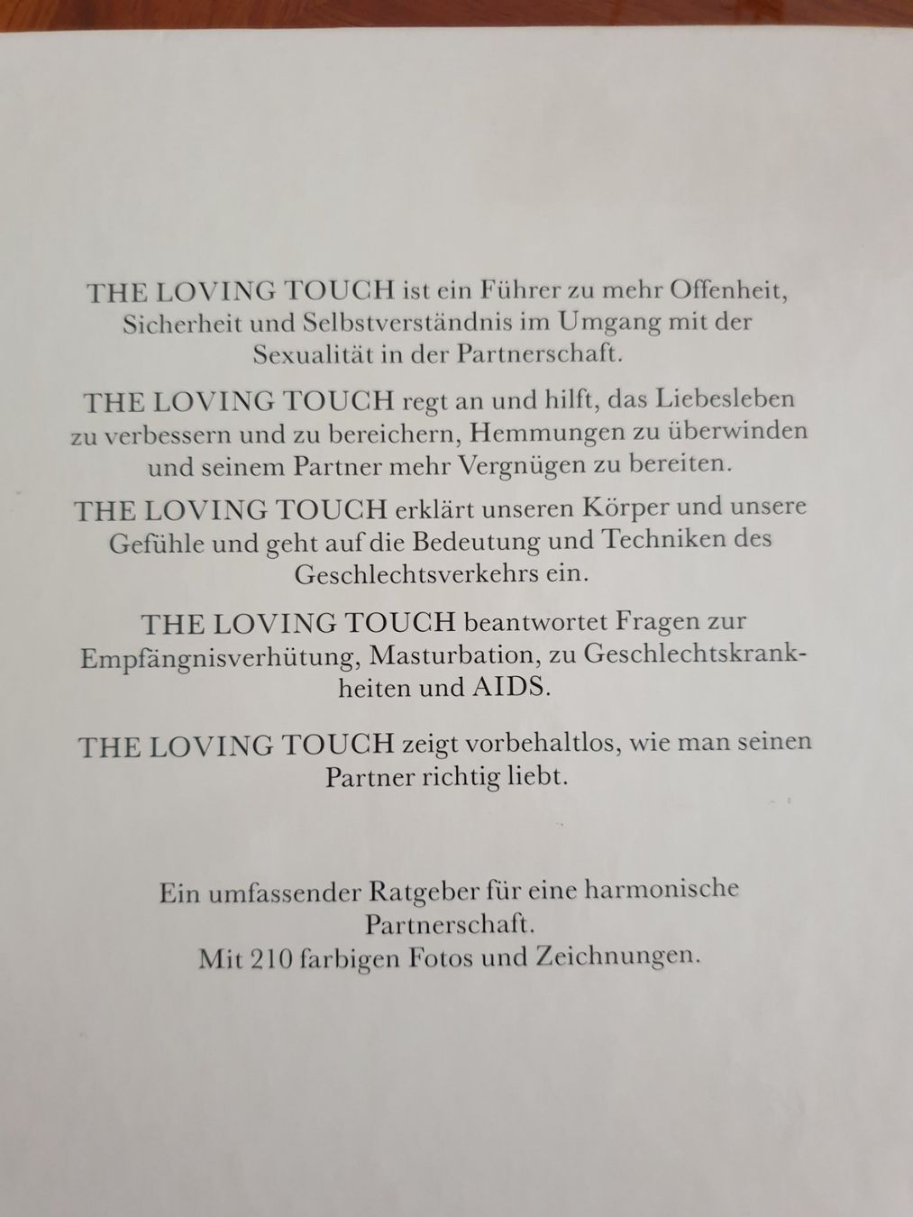 Livres: The Loving Touch – Neuf (Voir description) à Tuggen par Mviola2 1