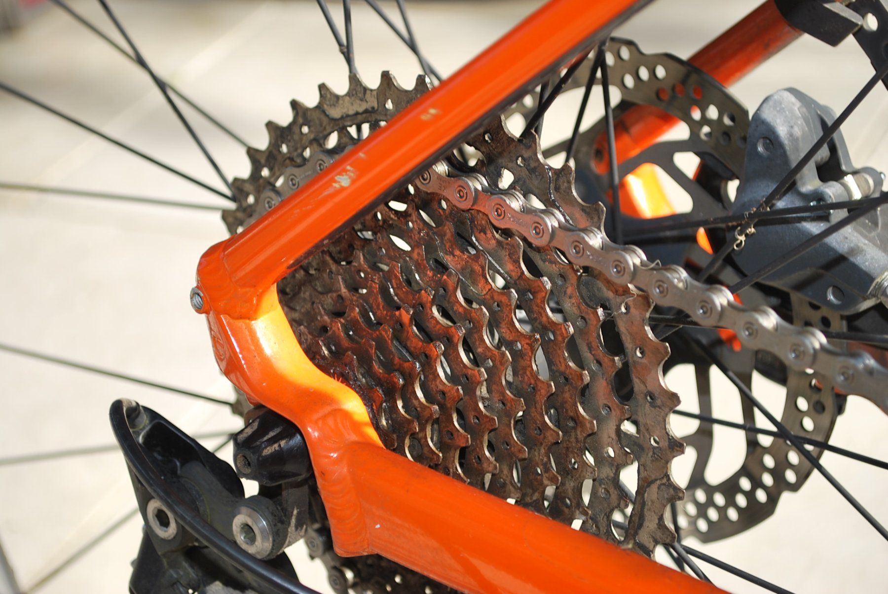 Cannondale Biciclette: Velo Cannondale Trail 3 orange revidiert – Usato da Ennetbaden venduto da Rosen1 5