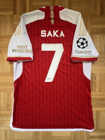 Original Saka Arsenal 2023/24 UCL Trikot M