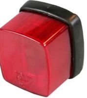2 x Anhänger-Seiten-Licht rot 60 X 60 MM