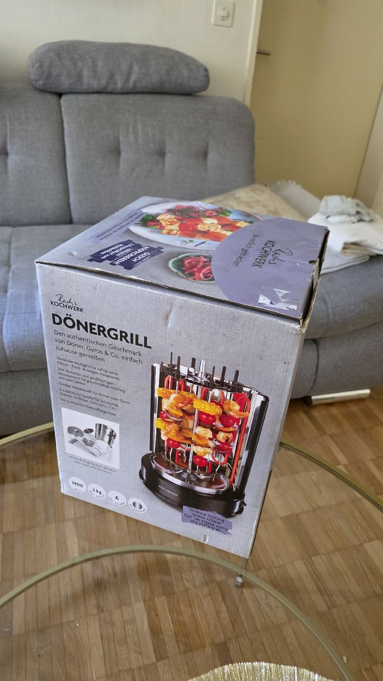 Griglie: Brand neuer Döner Grill  – Nuovo e nell'imballaggio originale da Winterthur venduto da Paris-Casanova 3