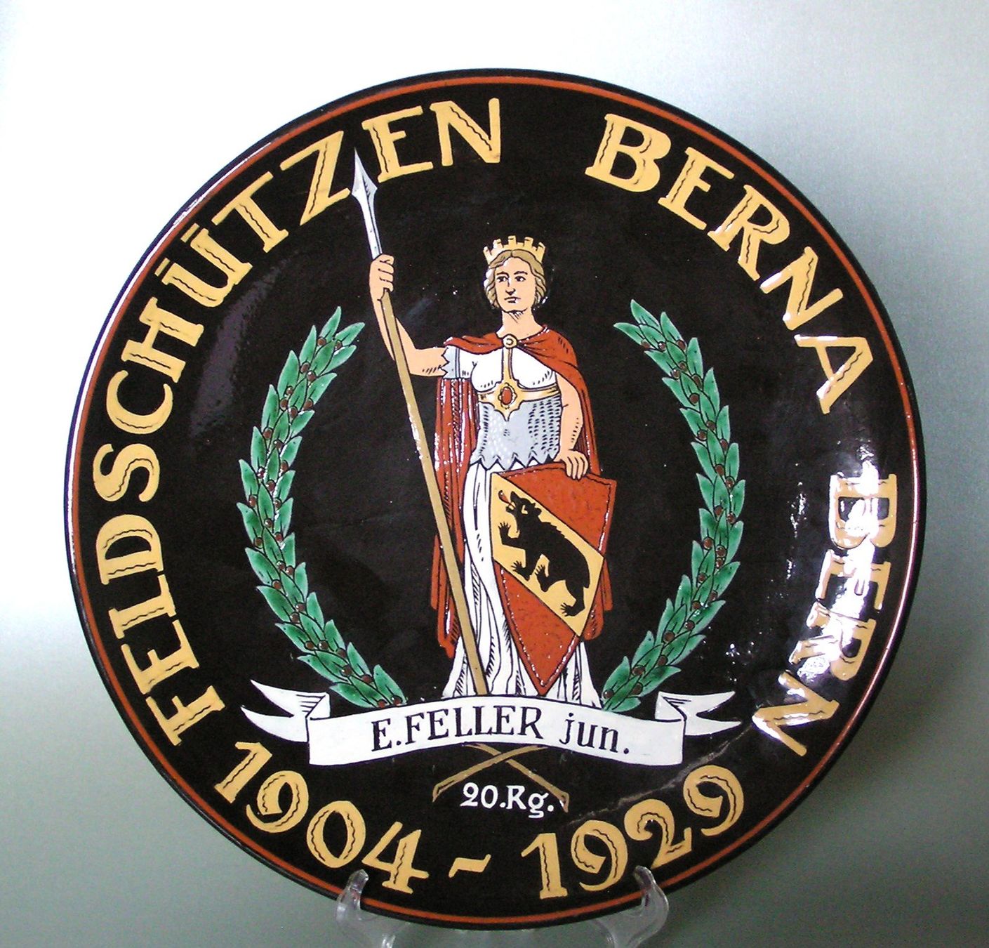 Altre raccolte & rarità: ADOLF SCHWEIZER JUBILÄUMS SCHÜTZENTELLER BERN 1904 - 1929 – Usato da Grenchen venduto da Antique-hunter