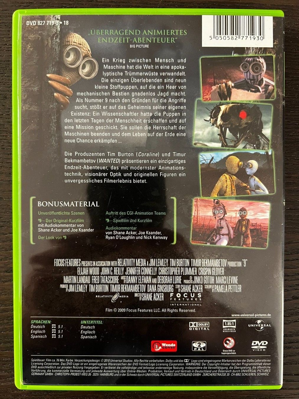 Tutti i DVDs: #9 – Usato da Zürich venduto da FilmFreunde 1