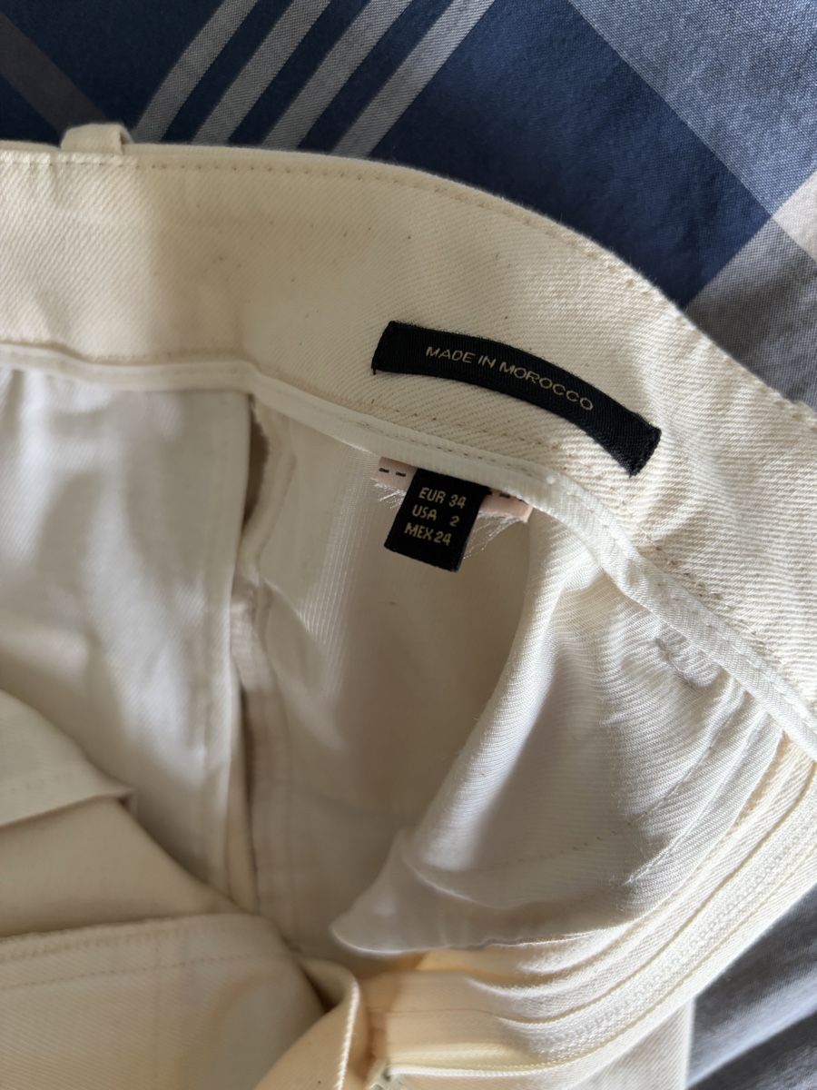 Massimo Dutti Pantaloni: Beige Massimo Dutti trousers, size 34 – Usato da Zug venduto da digalvao 7