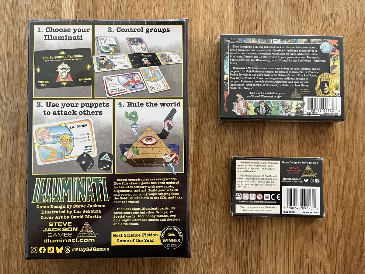 Jeux: Illuminati - Second Edition inkl Erweiterungen – Neuf avec emballage d'origine à Liebefeld par Cyberclown 1