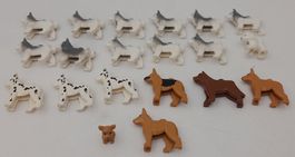 Lot LEGO animaux – 20 chiens – Huskys, dalmatiens, bergers
