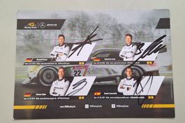 LG Original Autogrammkarte Heyer Asch Jäger Juncadella 2020