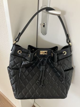 Handtasche Schwarz - Leder🇮🇹