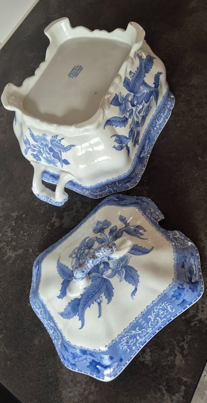 Spode Ciotole: Antike Terrine mit Deckel SpodeCamilla Copeland ca.1900-1920 – Usato da Weisslingen venduto da ajnosa56 1