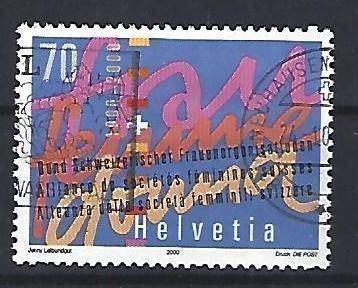 Tutti i francobolli: 2000 - Schweiz. Frauenorganisationen – Usato da Schaffhausen venduto da poststamp