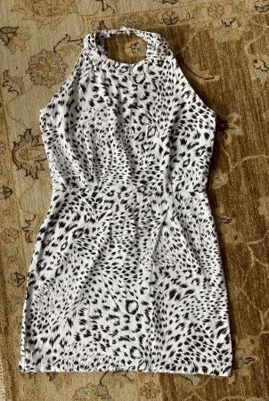 Dress Kleid Vintage Cotton Baumwolle Uk 12