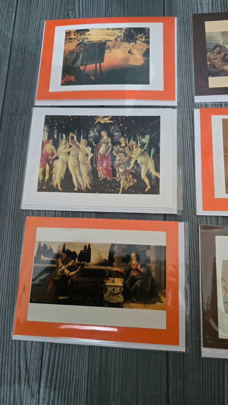 Cartoline: Kunst Grusskarten - Botticelli / da Vinci / Michelangelo – Nuovo (secondo la descrizione) da Thalwil venduto da VitaMini 1
