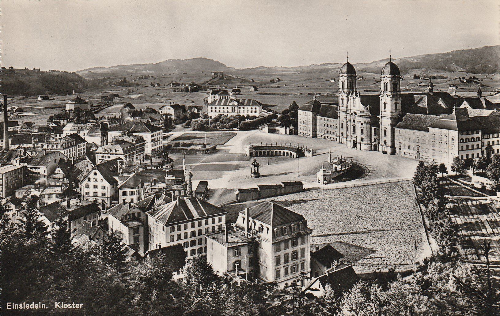 Cartoline postali: AK Einsiedeln gel. 1.9.1950 – Usato da Fribourg venduto da schnalla92