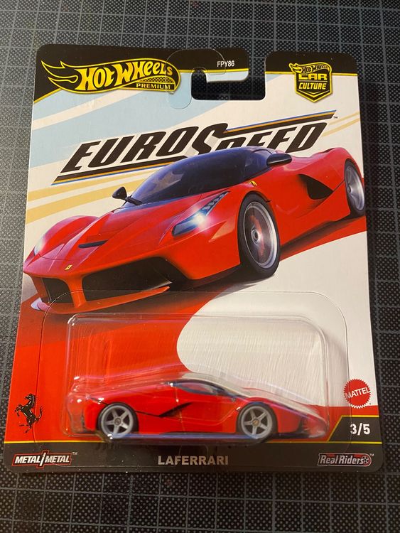 Hot Wheels Premium LaFerrari Euro Speed, neu in OVP! (Neu und