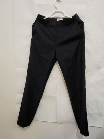 Pantalon Sézane bleu 100%Laine - Élégant et Chaud, Taille 34