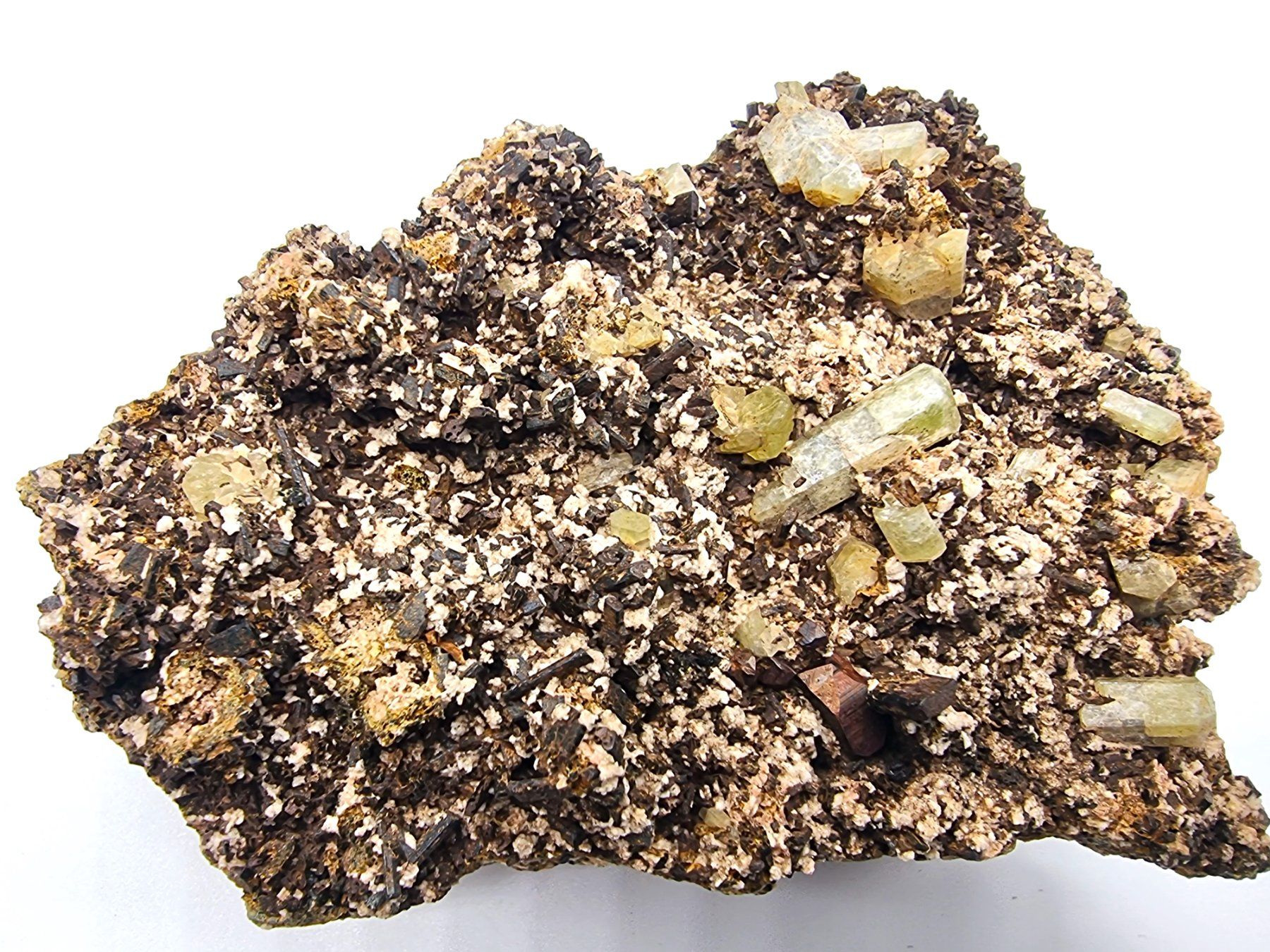 Minerali & Pietre curative: Lustrous, Yellow Apatite Crystals - Morocco – Usato da Figino venduto da minshop 5