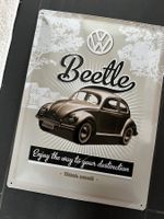 VW Käfer Blechschild Nostalgic Art, neuwertig & schön!