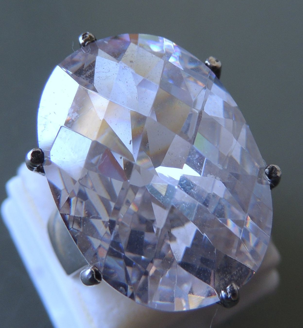 Anelli: Silber 925 Zirkonia Statement Fingerring Gr. 56 – Usato da Waldenburg venduto da schaller707 3
