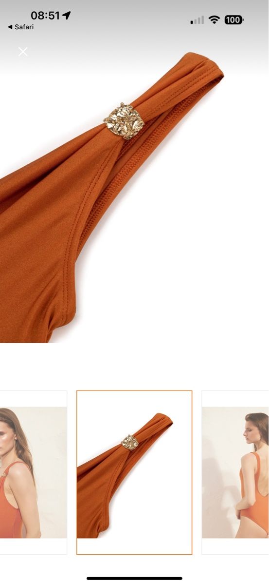 Costumi da bagno & Bikini: Orangefarbener Badeanzug – Usato da Döttingen venduto da SenKirman 3
