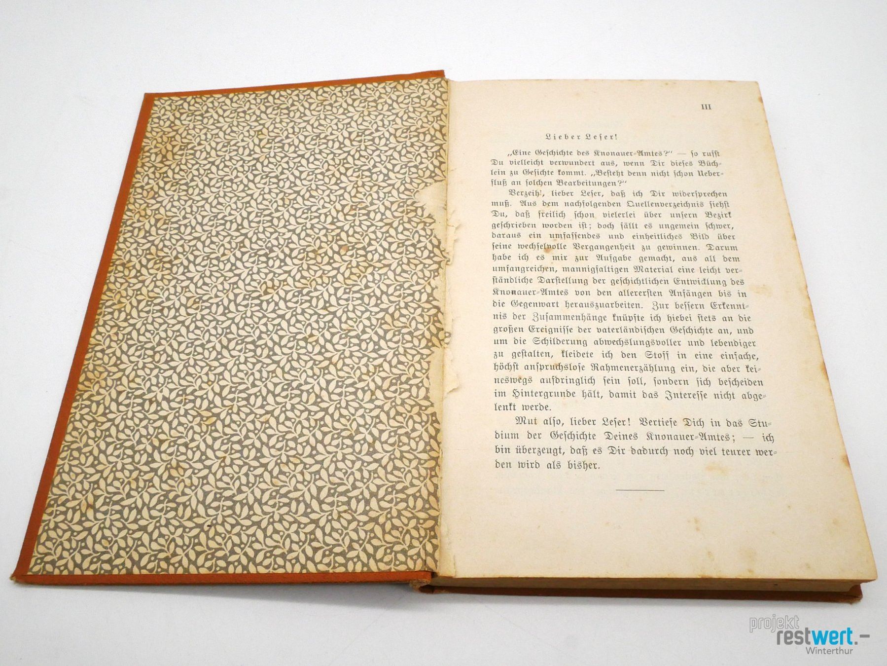 Libri: DAS KNONAUER AMT – Usato da Winterthur venduto da Restwert_Winterthur 3