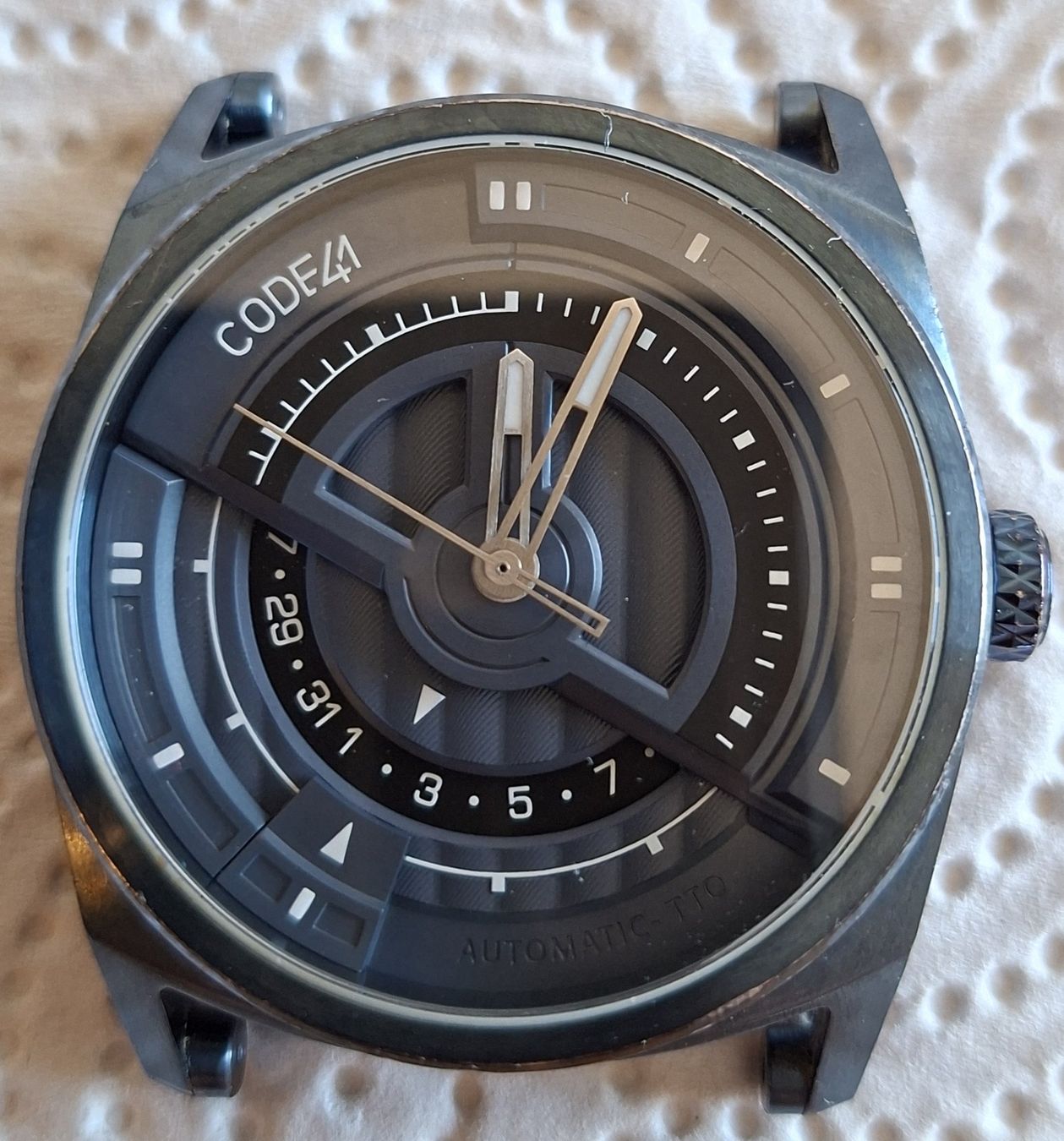 Montres: Code 41, anomaly evolution, bleu-gris. – D'occasion à Lausanne par nieriker
