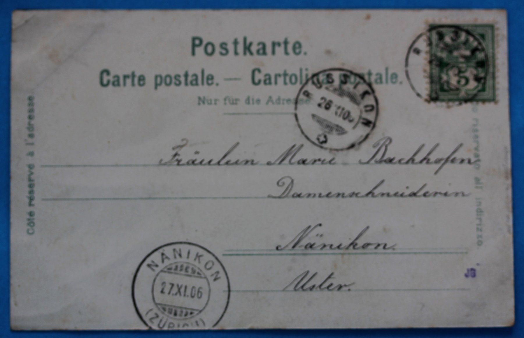 Cartoline postali: RUSSIKON LITHO AK – Usato da Lotzwil venduto da pirolh 1